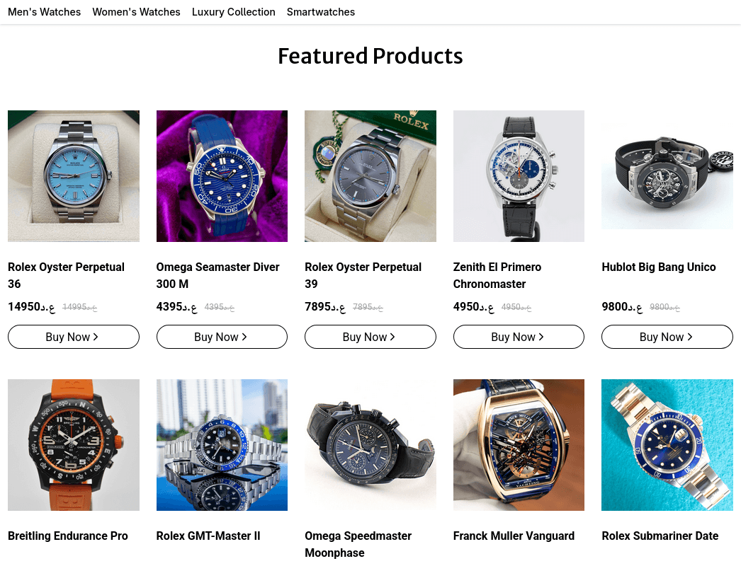 Diverse Product Range